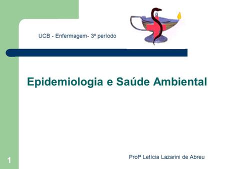 Epidemiologia e Saúde Ambiental