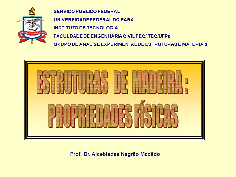 Prof. Dr. Alcebíades Negrão Macêdo - ppt video online carregar