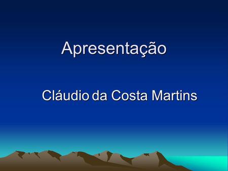 Cláudio da Costa Martins