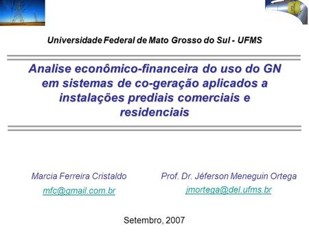 Universidade Federal de Mato Grosso do Sul - UFMS