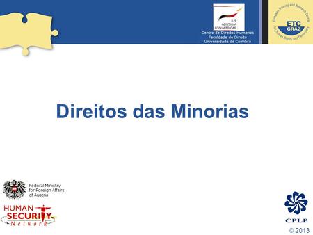 Direitos das Minorias © 2013