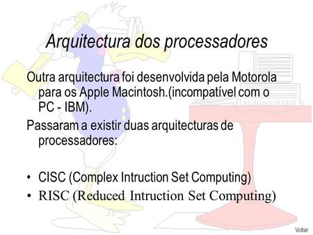 Arquitectura dos processadores