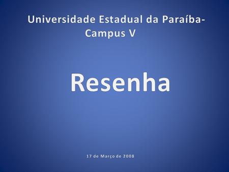 Universidade Estadual da Paraíba-