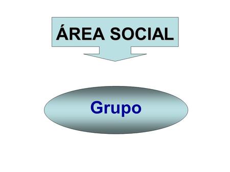 ÁREA SOCIAL Grupo. 1) Emprego e renda 1. Implantar um Centro de Apoio as famílias para a geração de emprego e renda (qualificação, inserção no mercado.