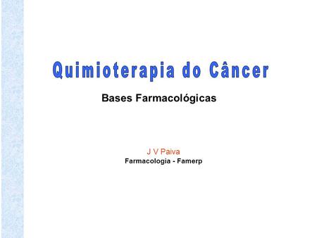 Quimioterapia do Câncer