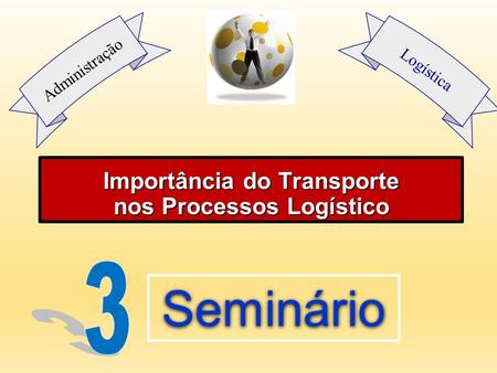 Importância do Transporte nos Processos Logístico Administração Logística Seminário.