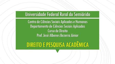 Universidade Federal Rural do Semiárido
