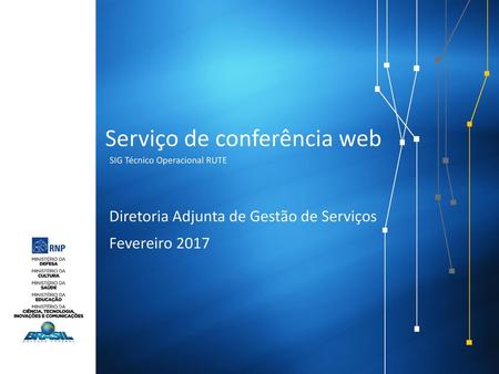 Serviço de conferência web