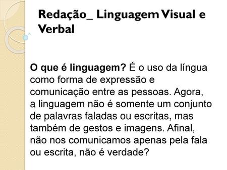 Redação_ Linguagem Visual e Verbal