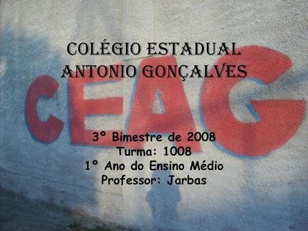 Colégio Estadual Antonio Gonçalves