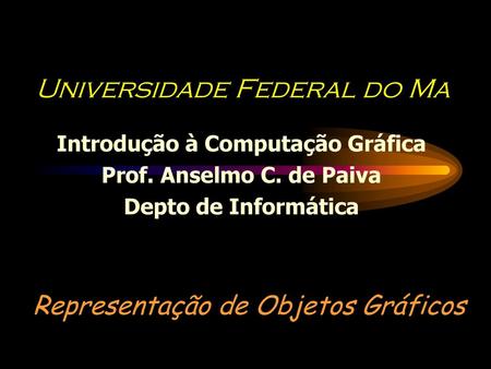 Universidade Federal do Ma