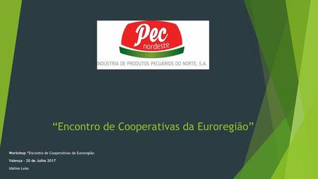 “Encontro de Cooperativas da Euroregião”