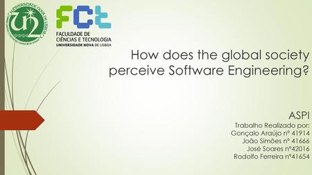 How does the global society perceive Software Engineering