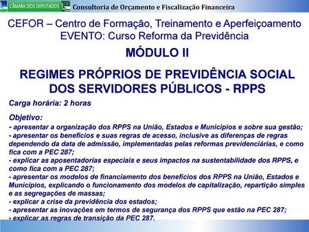 REGIMES PRÓPRIOS DE PREVIDÊNCIA SOCIAL DOS SERVIDORES PÚBLICOS - RPPS