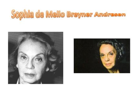 Sophia de Mello Breyner Andresen