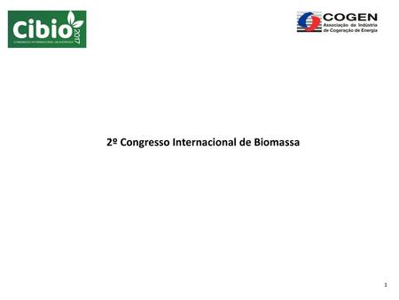 2º Congresso Internacional de Biomassa