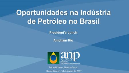 Oportunidades na Indústria de Petróleo no Brasil
