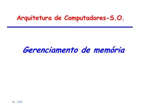 Arquitetura de Computadores-S.O.