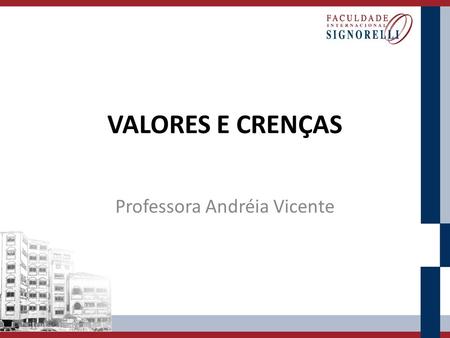 Professora Andréia Vicente