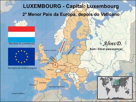 Alves D. Bandeira de Luxembourg MAR BÁLTICO LUXEMBOURG