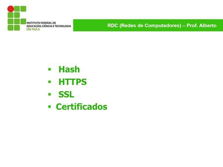 Hash HTTPS SSL Certificados.