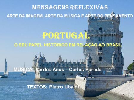 PORTUGAL TEXTO MATRIZ MENSAGENS REFLEXIVAS MENSAGENS REFLEXIVAS