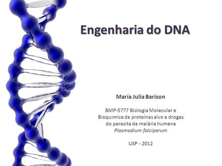 Engenharia do DNA María Julia Barison
