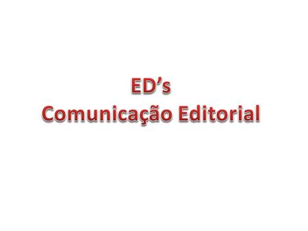 Comunicação Editorial