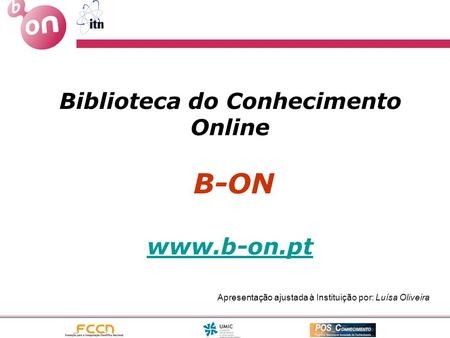 Biblioteca do Conhecimento Online B-ON