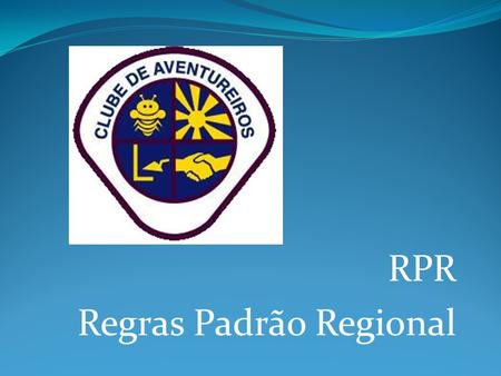 RPR Regras Padrão Regional