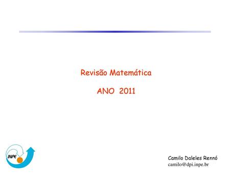 Revisão Matemática ANO 2011