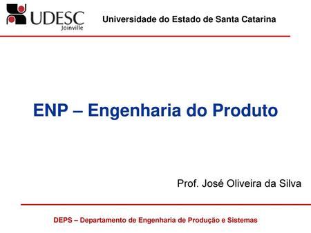 ENP – Engenharia do Produto