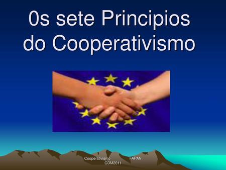 0s sete Principios do Cooperativismo
