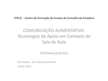 CFECA - Centro de Formação de Escolas do Concelho da Amadora