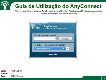 Guia de Utilização do AnyConnect