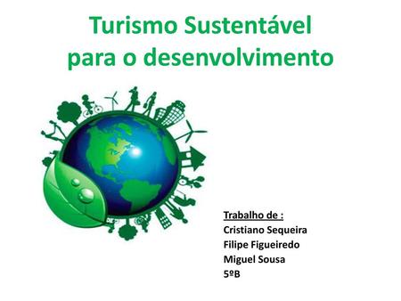 Turismo Sustentável para o desenvolvimento
