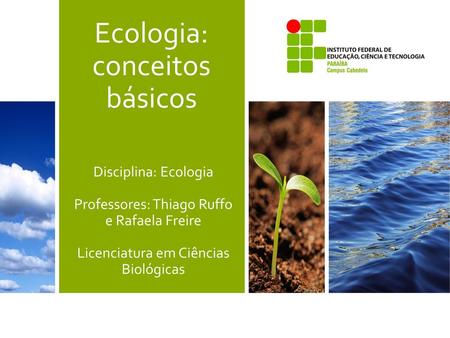 Ecologia: conceitos básicos