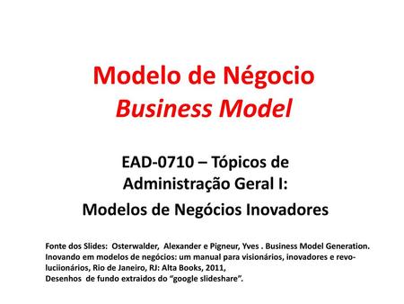 Modelo de Négocio Business Model