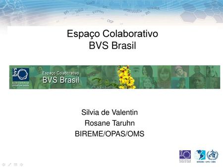 Espaço Colaborativo BVS Brasil