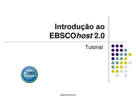 Introdução ao EBSCOhost 2.0