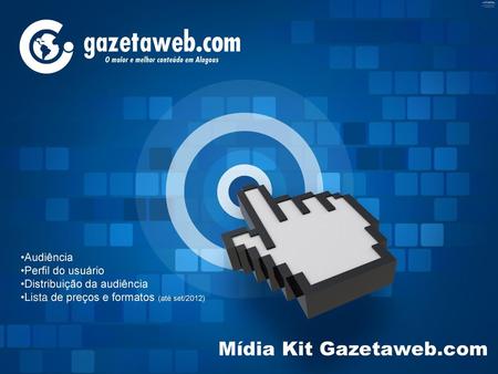 Mídia Kit Gazetaweb.com