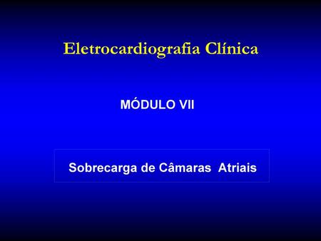 Eletrocardiografia Clínica