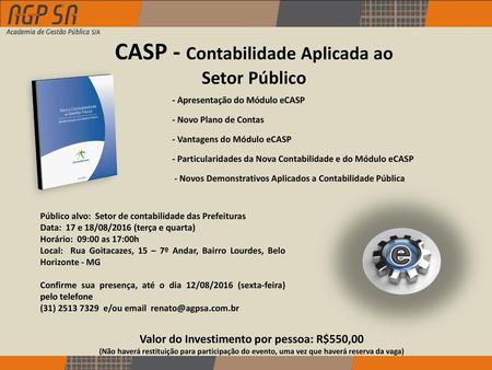 CASP - Contabilidade Aplicada ao Setor Público