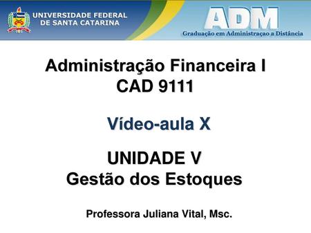 Administração Financeira I CAD 9111