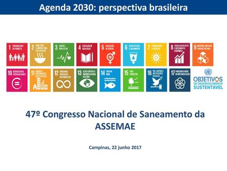 Agenda 2030: perspectiva brasileira