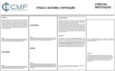 TITULO / AUTORES / INTITUIÇÃO