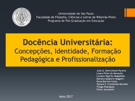 Docência Universitária: