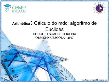Cálculo do mdc: algoritmo de Euclides – Parte 1