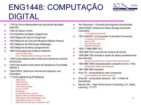ENG1448: COMPUTAÇÃO DIGITAL