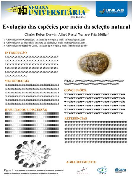 Evolução das espécies por meio da seleção natural